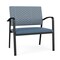 Lesro Newport Bariatric Chair Metal Frame, Black, RS Rain Song Back, MD Titan Seat NP1401 - alternate 1
